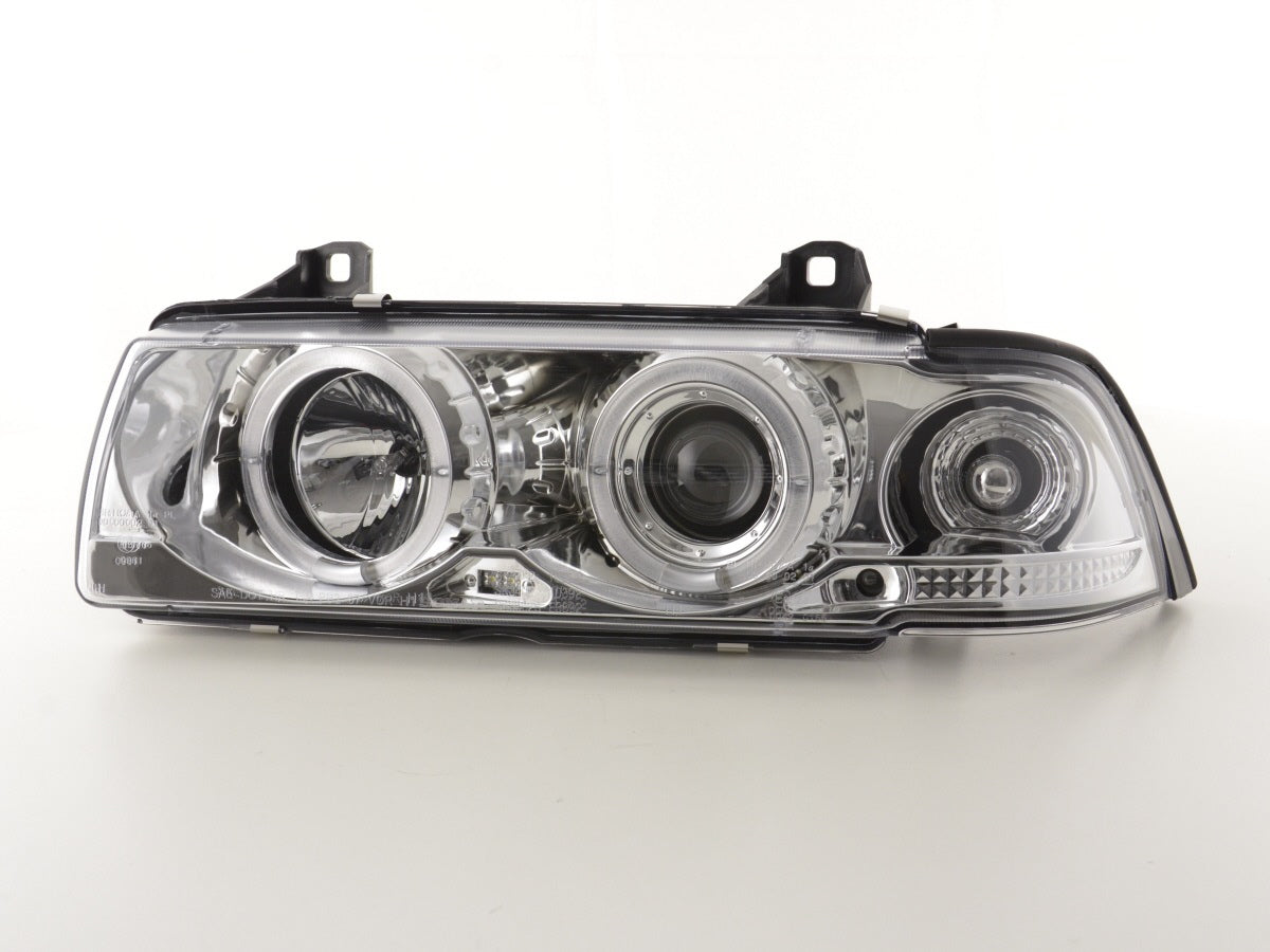 Scheinwerfer Set BMW 3er Coupe Typ E36 92-98 chrom Scheinwerfer Set BMW 3er Coupe Typ E36 92-98 chrom